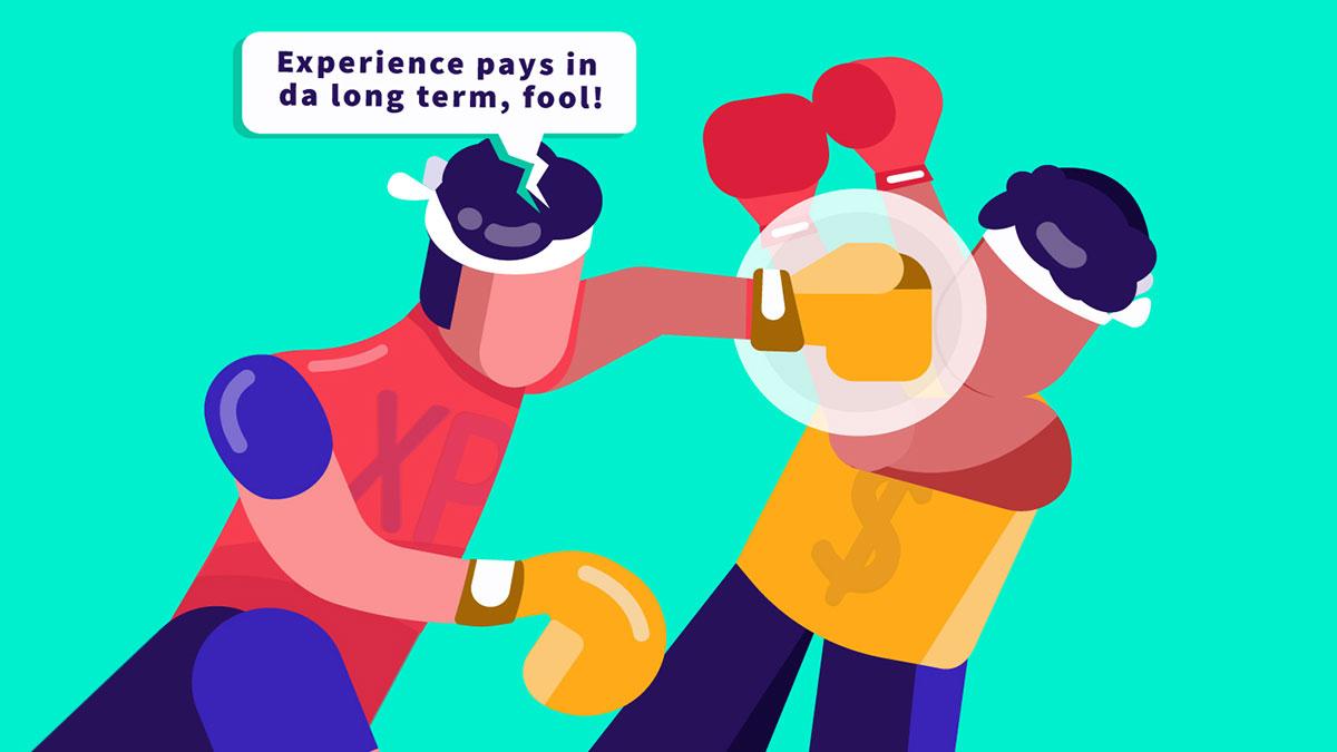 Higher Salary versus Better Experience