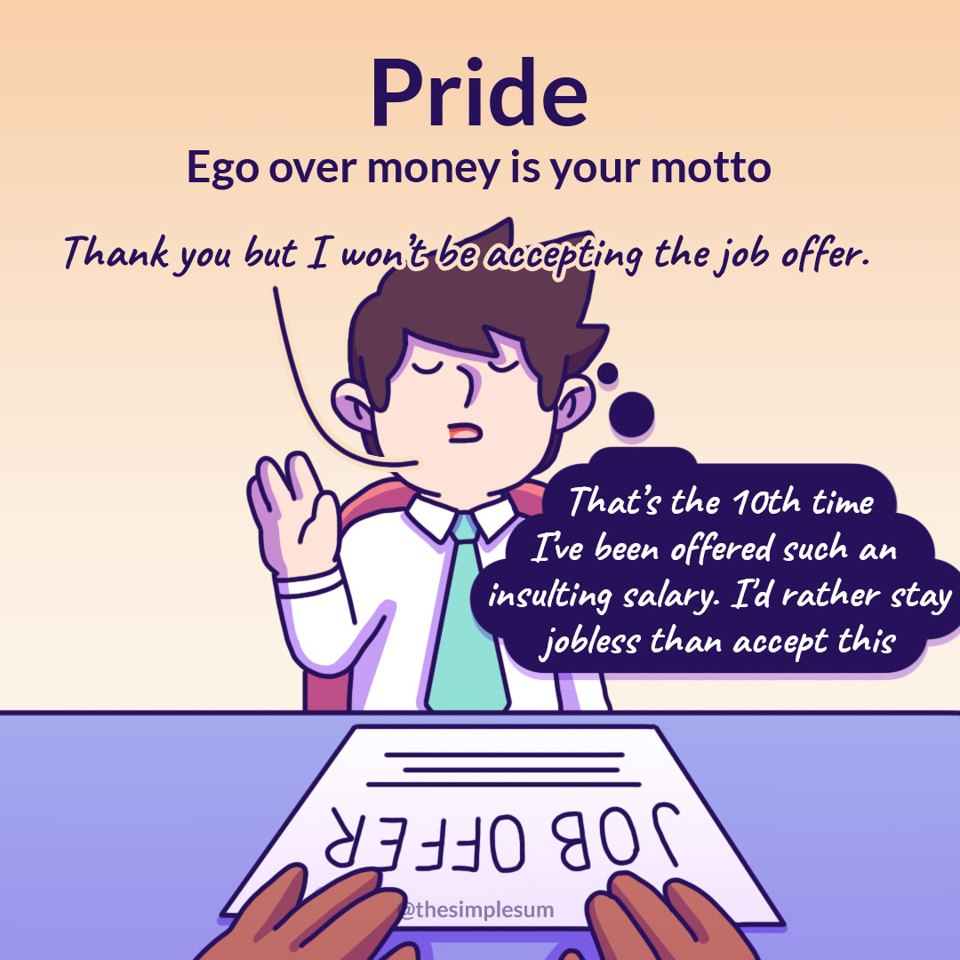 PRIDE: Ego over money